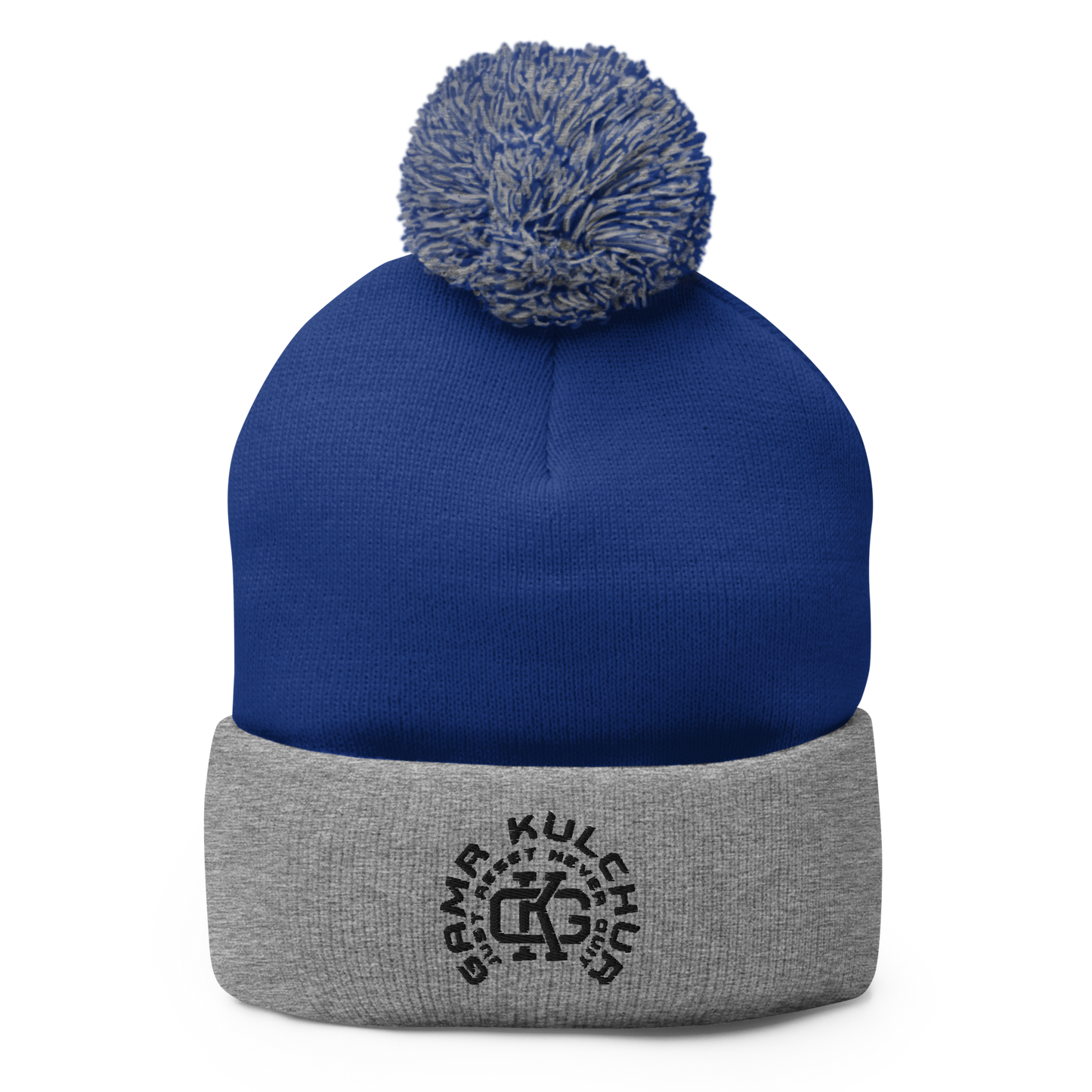 Pom-Pom Beanie | Black logo